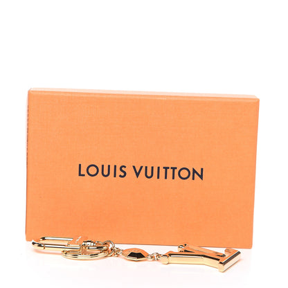 Louis Vuitton LV Facettes Bag Charm Key Holder Gold 3 of 3