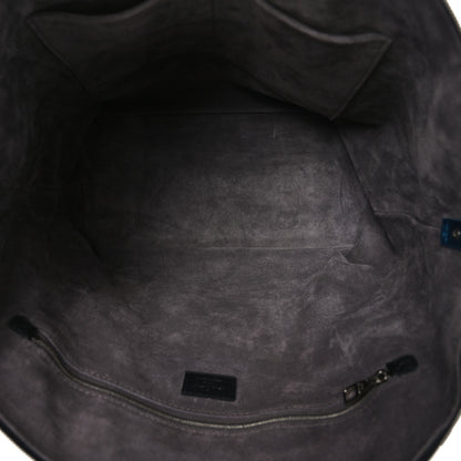 Louis Vuitton Veau Cachemire Snakeskin Soft Lockit MM Black 5 of 9