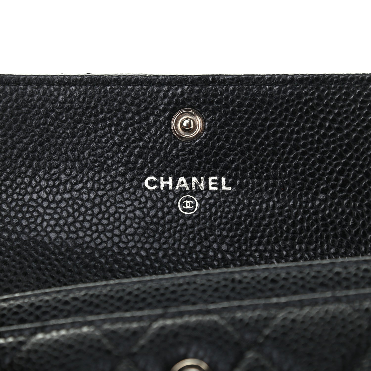 Chanel Caviar Quilted Flap Card Holder Black 6 of 9
