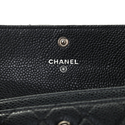 Chanel Caviar Quilted Flap Card Holder Black 6 of 9