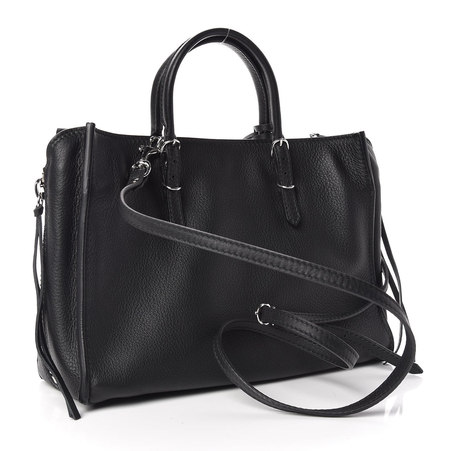 Veau Papier A6 Zip Around Tote Black