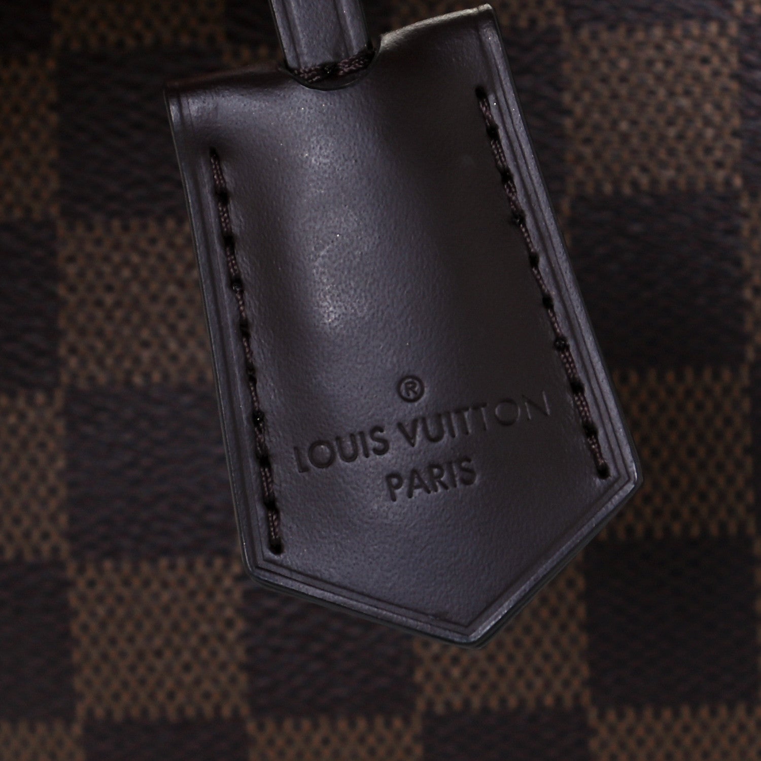 Louis Vuitton Damier Ebene Cuir Taurillon Brittany Black 7 of 10