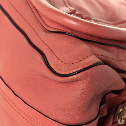 Chloe Calfskin Medium Military Paraty Peach Pink 12 of 17