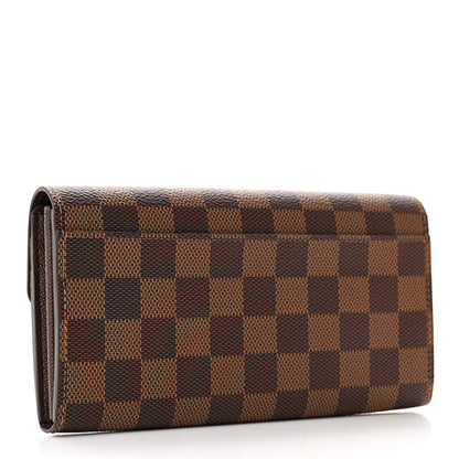 Louis Vuitton Damier Ebene Sarah Wallet NM 3 of 9