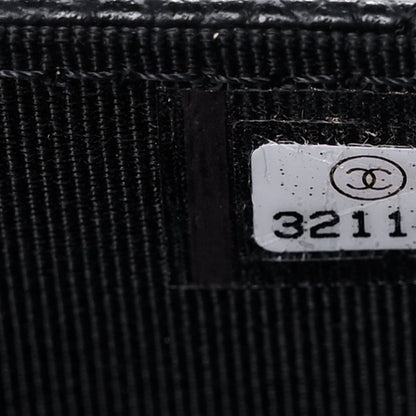 Chanel Caviar Quilted Flap Card Holder Wallet Black 8 of 12