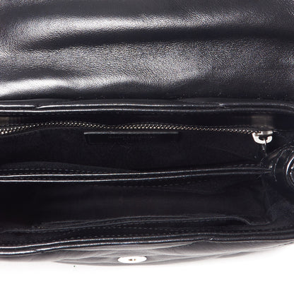 Saint Laurent Calfskin Y Quilted Monogram Toy Loulou Crossbody Bag Black 5 of 10