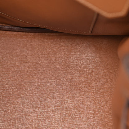 Hermes Taurillon Clemence Birkin 35 Gold 17 of 40