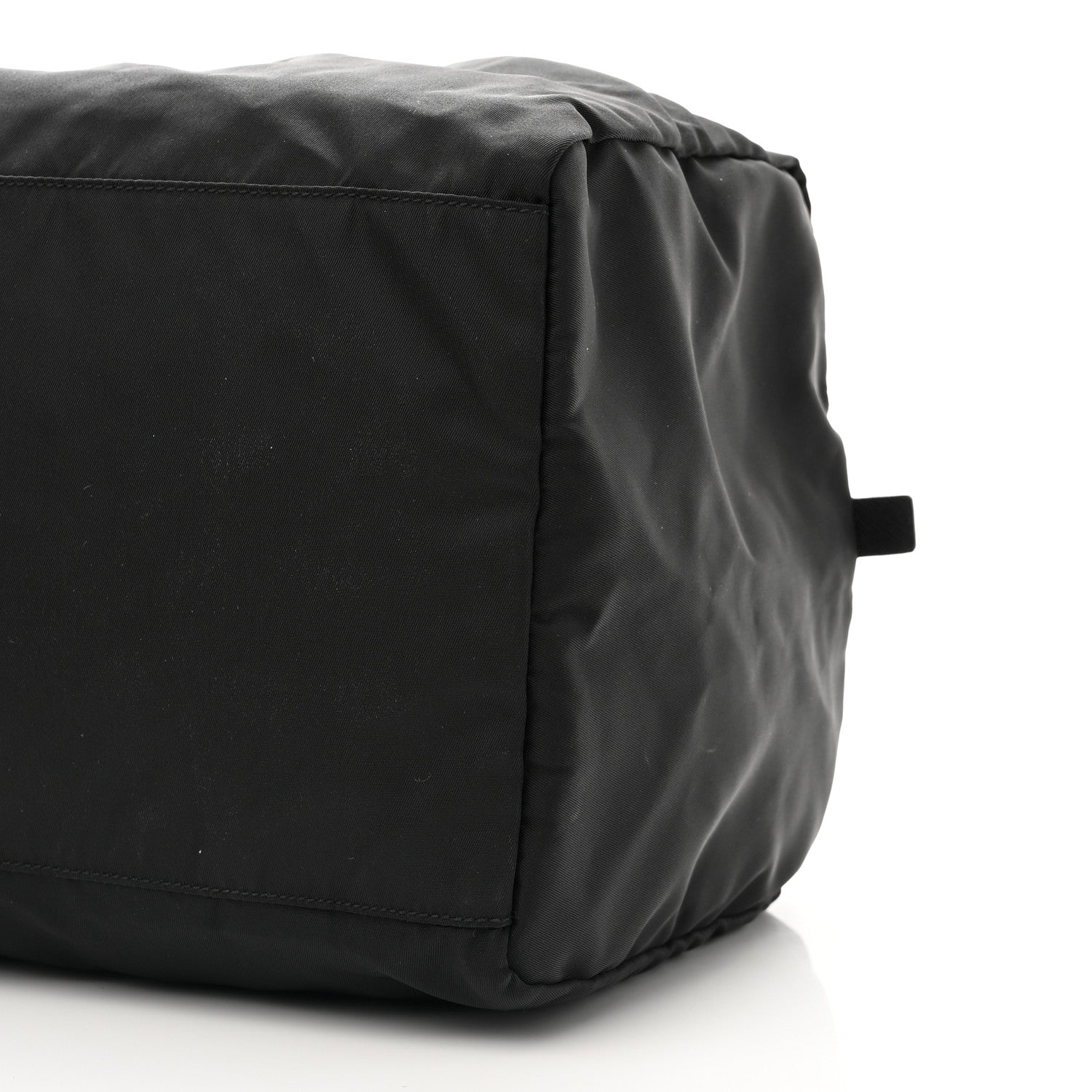 Prada Tessuto Nylon Saffiano Duffel Black 9 of 11