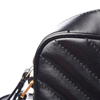 Saint Laurent Calfskin Matelasse Monogram Lou Camera Bag Black 8 of 11