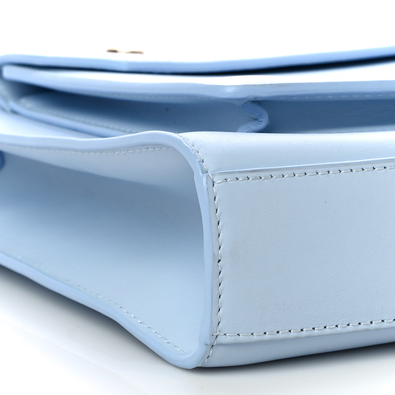 Burberry Smooth Calfskin Mini Pocket Bag Pale Blue 8 of 11