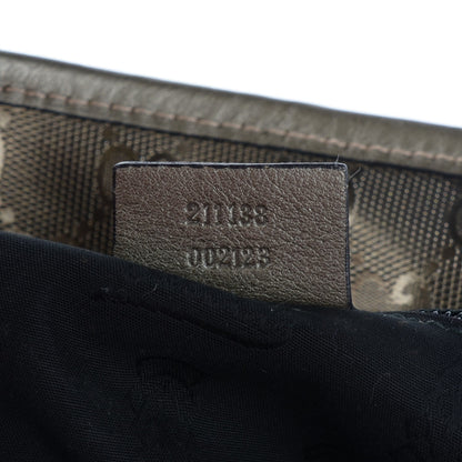 Gucci Imprime Monogram Small Tote Green 7 of 7
