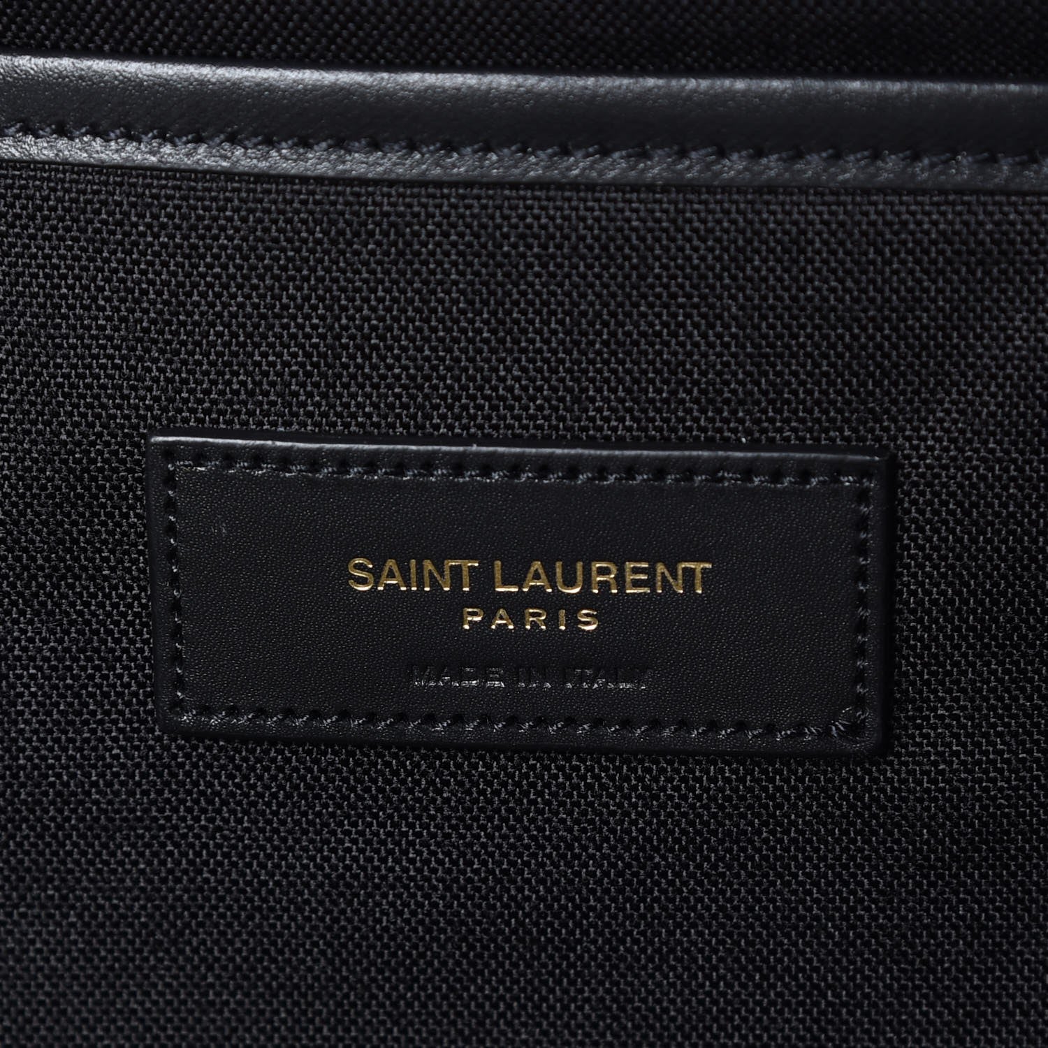 Saint Laurent Nylon City Skeleton Print Backpack Black White 5 of 7