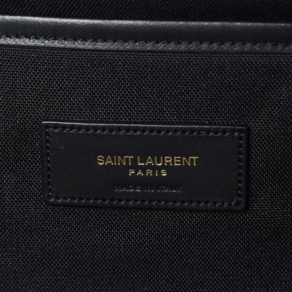 Saint Laurent Nylon City Skeleton Print Backpack Black White 5 of 7