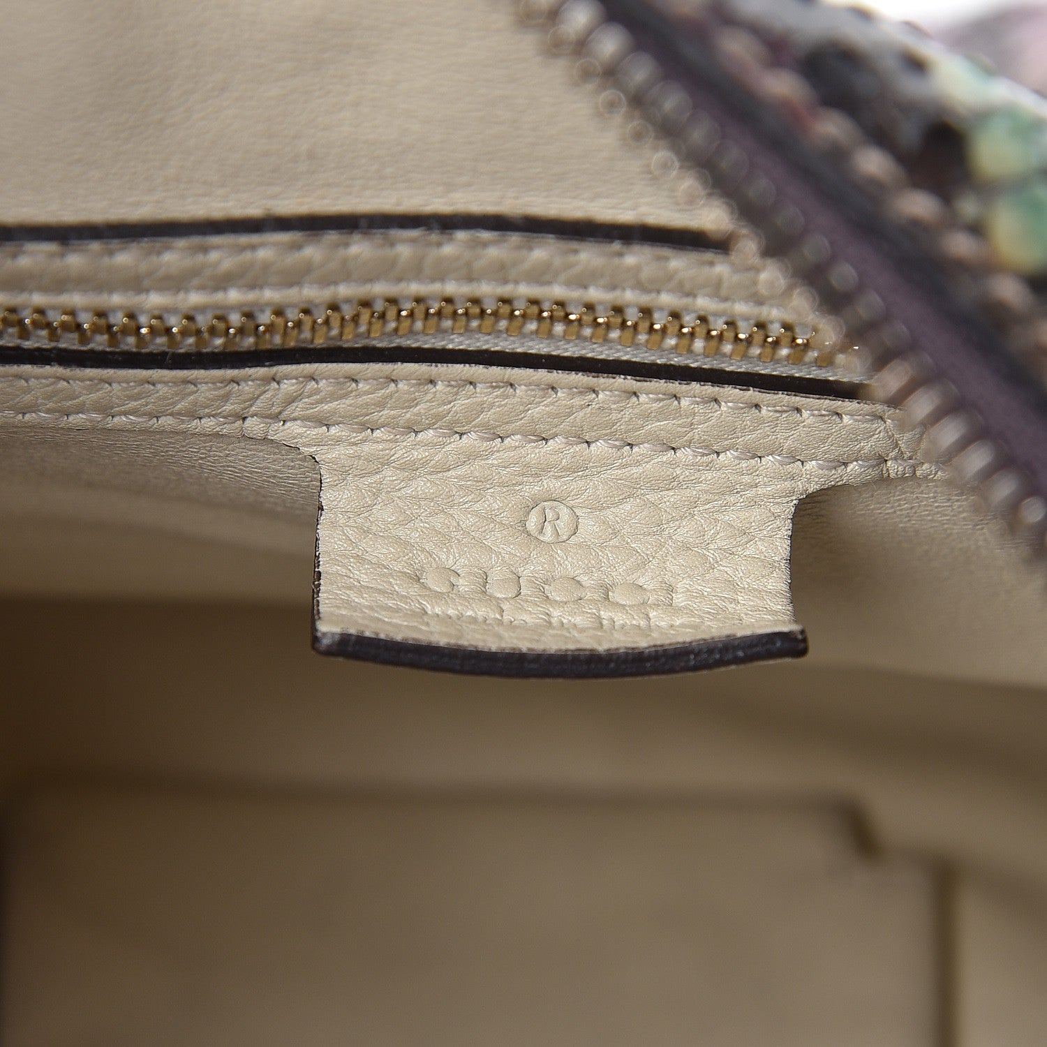 Gucci Python Large Soho Hobo Grape Multicolor 6 of 12