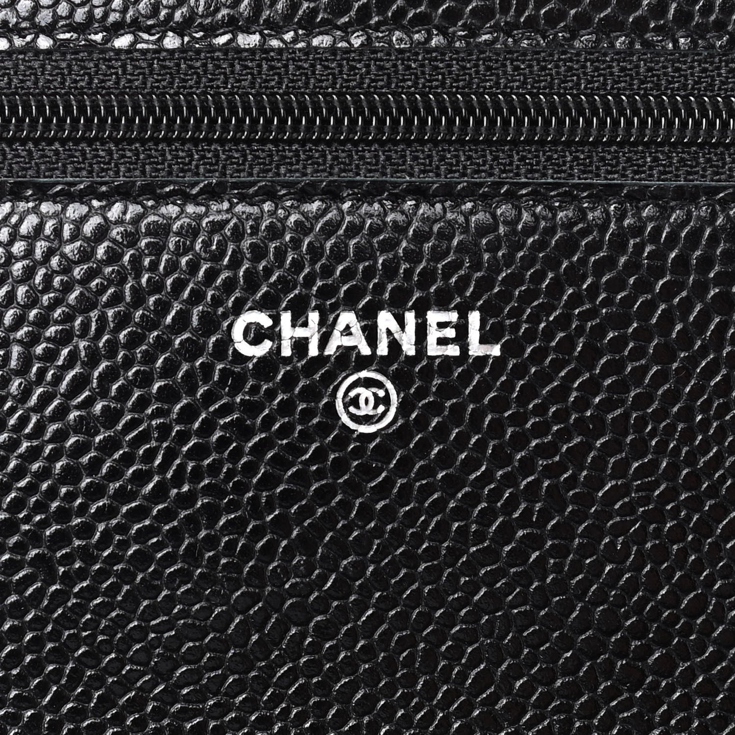 Chanel Caviar Quilted Wallet On Chain WOC Black 8 of 10