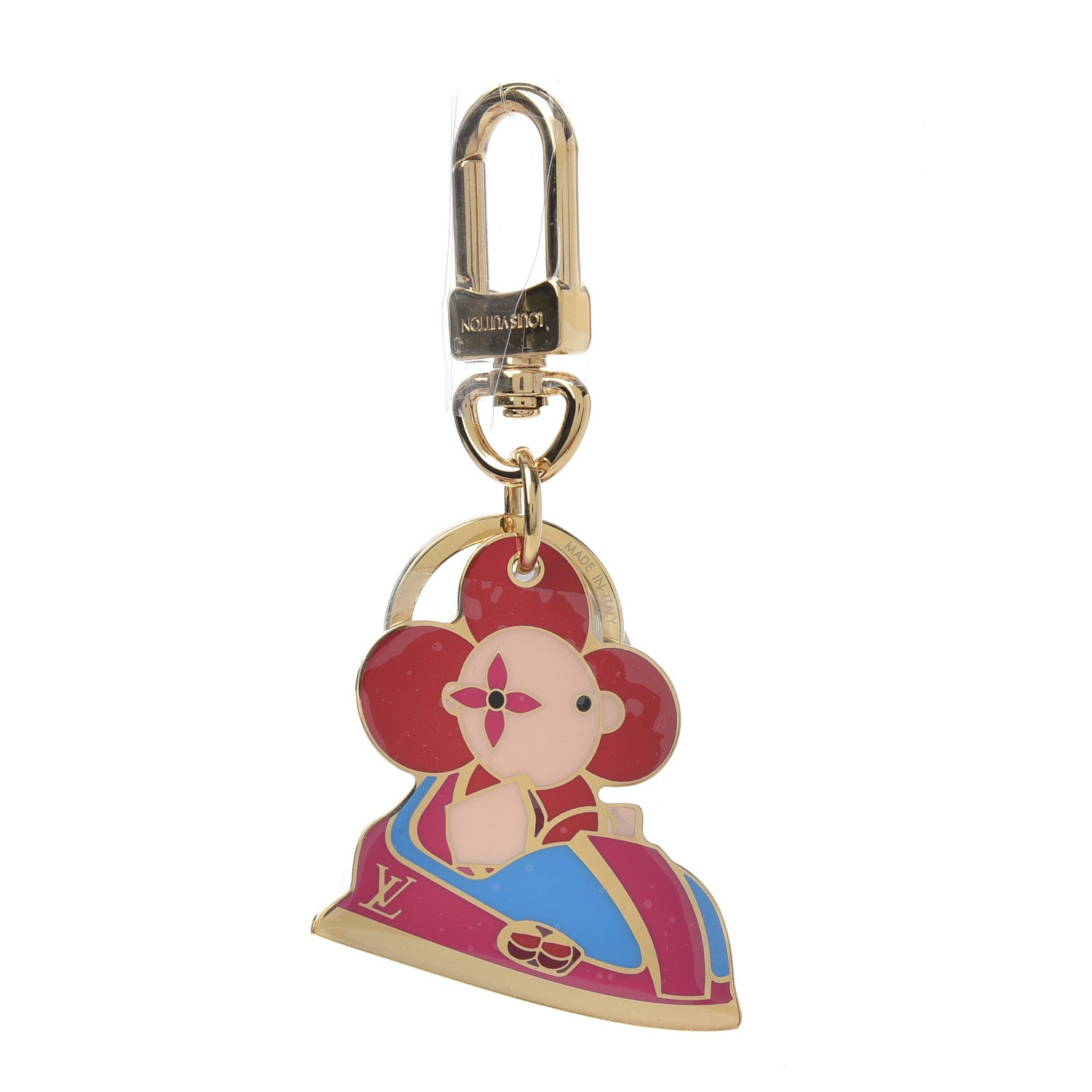 Louis Vuitton Monogram Metal Christmas Vivenne Bag Charm Key Holder 1 of 3