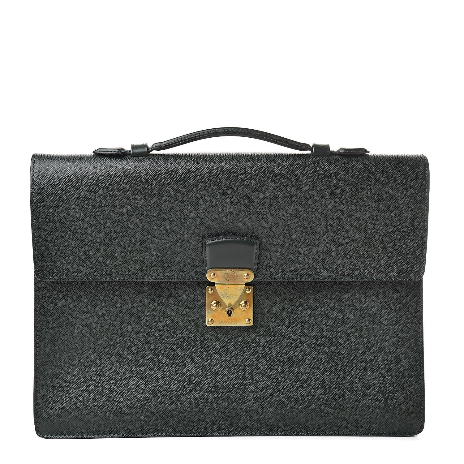 Louis Vuitton Taiga Robusto 1 Compartment Briefcase Epicea 1 of 19