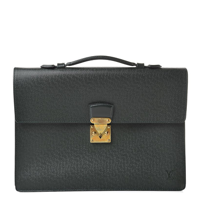 Louis Vuitton Taiga Robusto 1 Compartment Briefcase Epicea 1 of 19