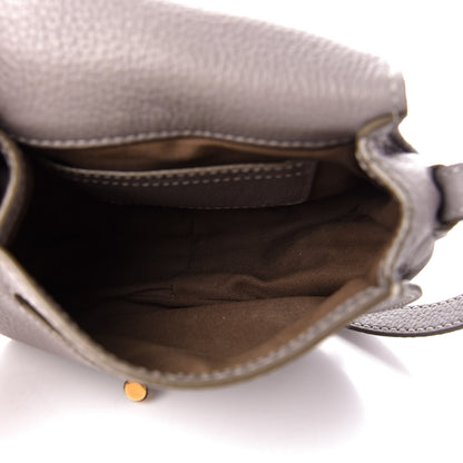 Chloe Calfskin Mini Marcie Round Crossbody Bag Cashmere Grey 5 of 11