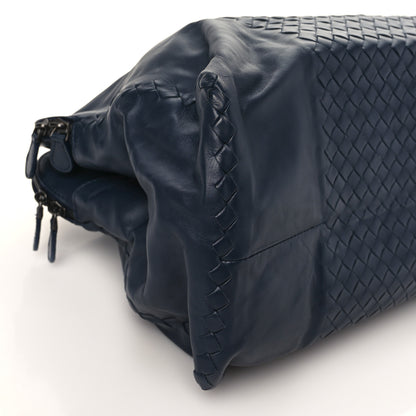 Bottega Veneta Calfskin Intrecciato Large Leggero Tote Blue 6 of 9