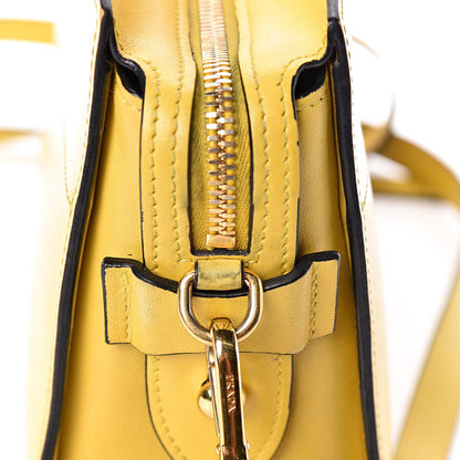 Prada Saffiano City Calfskin Esplanade Crossbody Bag Soleil 11 of 12