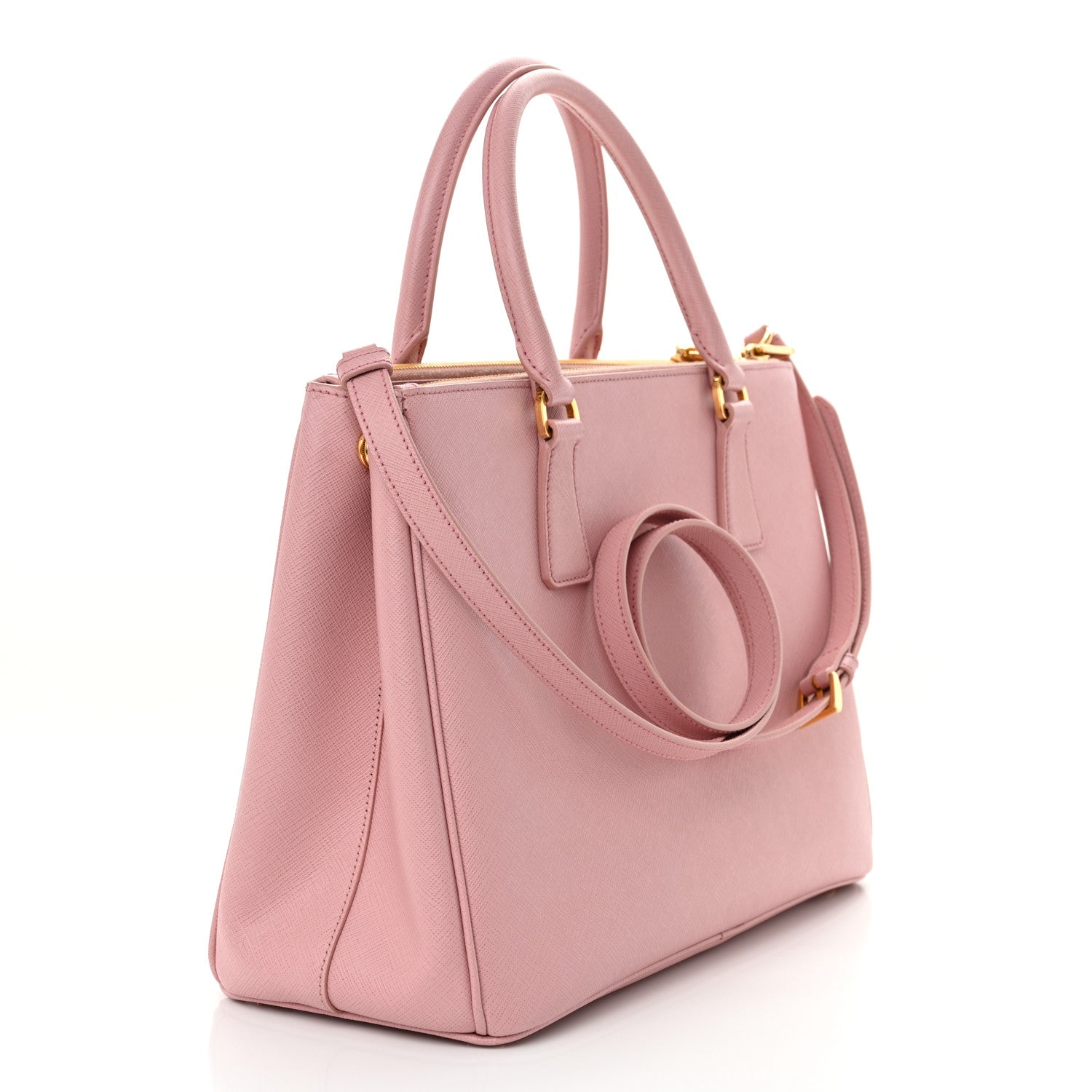 Prada Saffiano Medium Galleria Double Zip Tote Orchidea 3 of 11