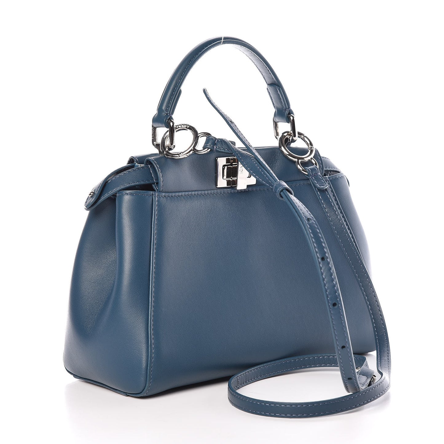 Nappa Mini Peekaboo Iconic Satchel Pavone
