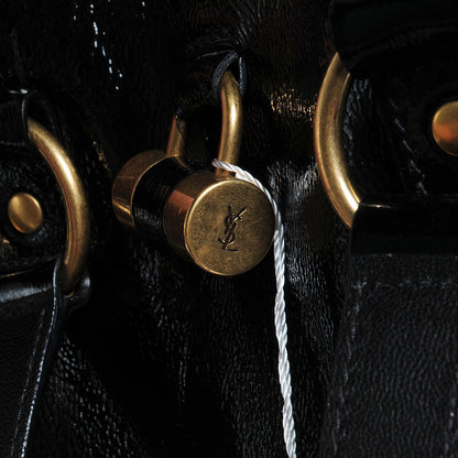 Saint Laurent Patent Oversized Muse Black 11 of 11