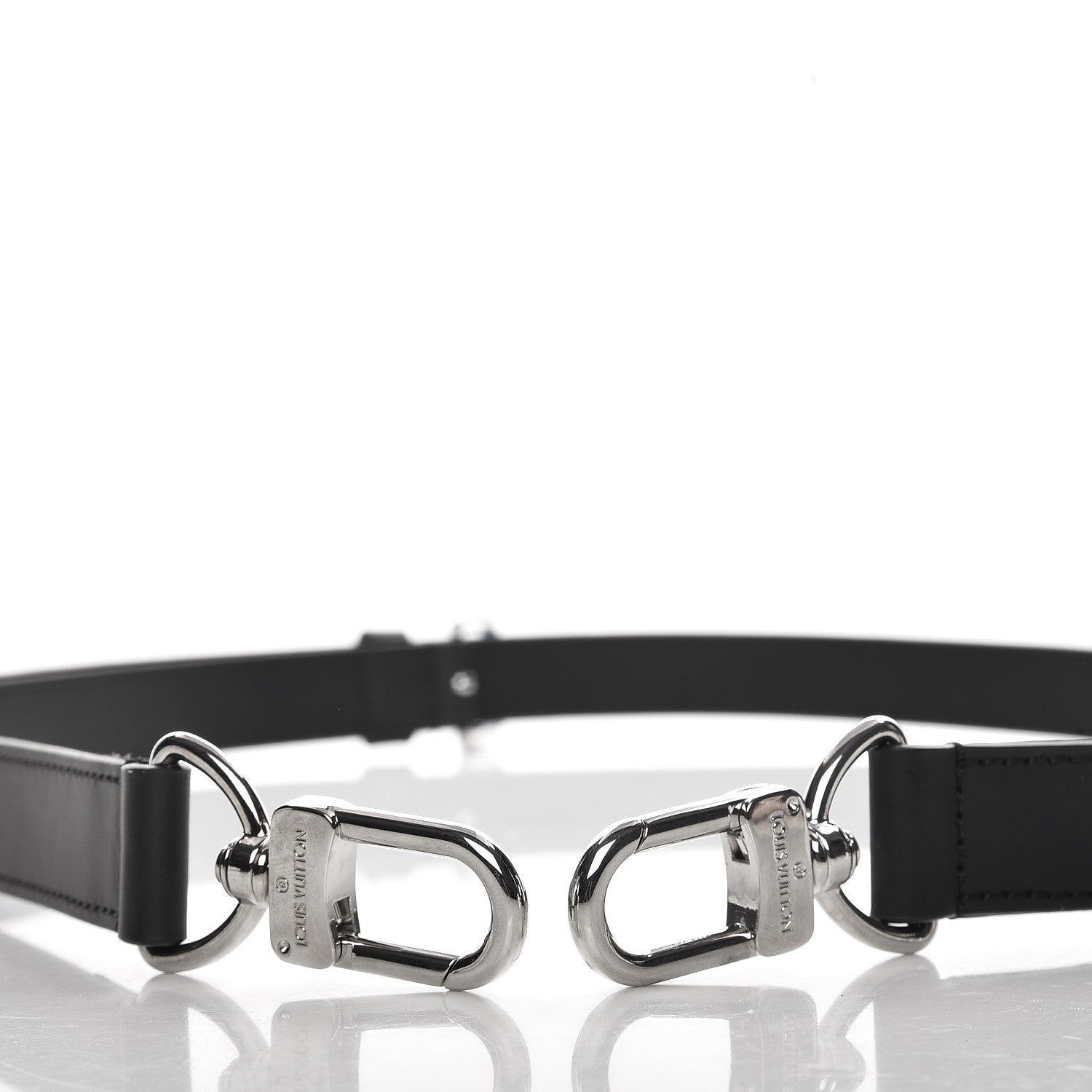Louis Vuitton Calfskin Adjustable Keepall Bandouliere Shoulder Strap Black 3 of 3