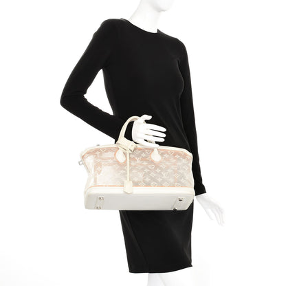 Louis Vuitton Monogram Transparence Lockit East-West White 2 of 10