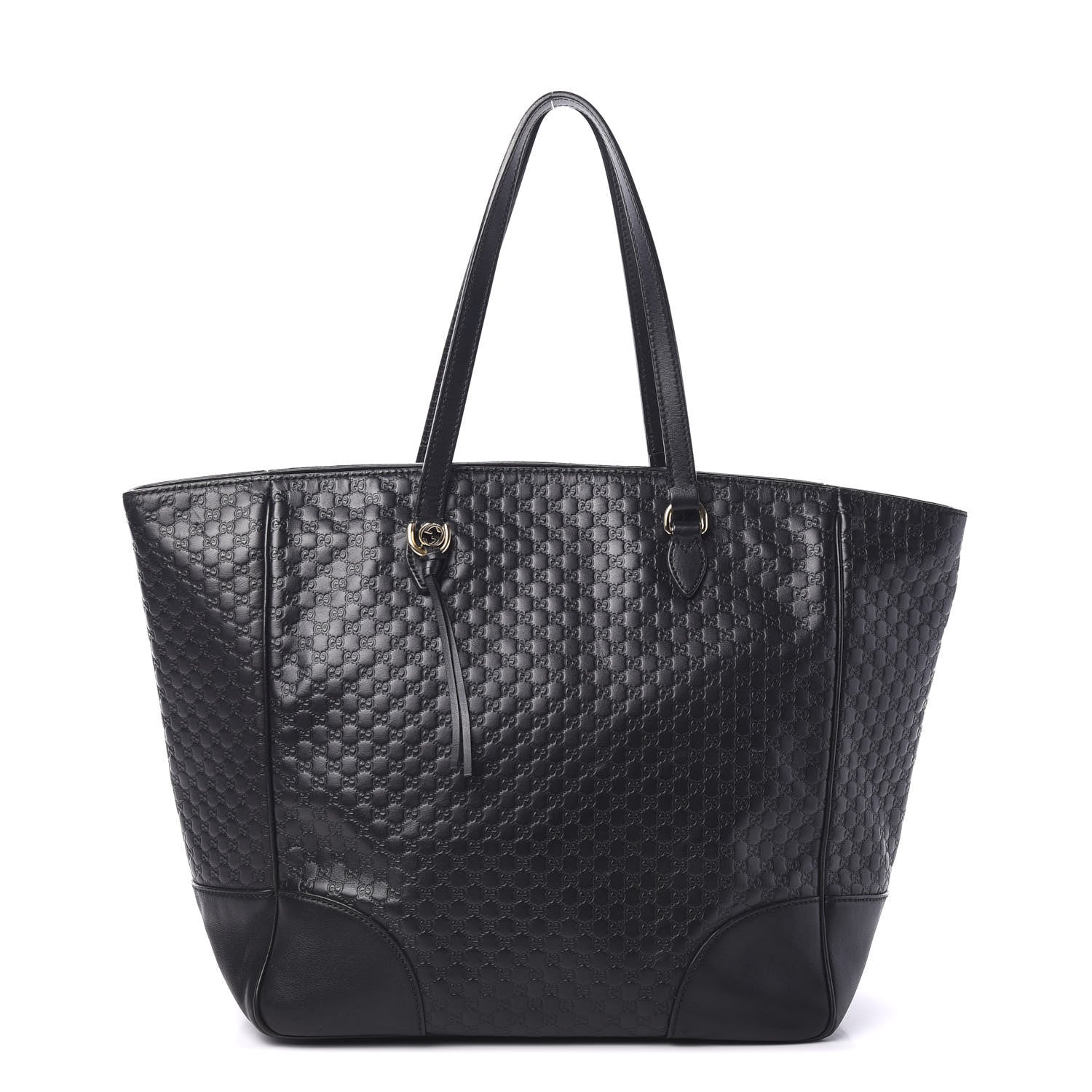 Gucci Microguccissima Bree Zippered Tote Black 1 of 9
