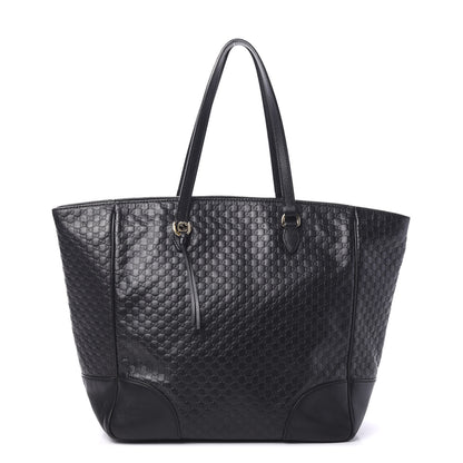 Gucci Microguccissima Bree Zippered Tote Black 1 of 9