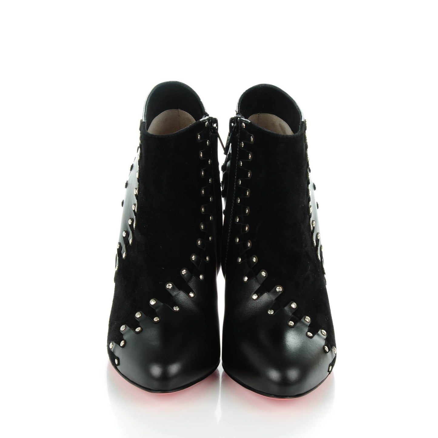 Veau Velours Shiny Calf Volvotico 100 Booties 38.5 Black