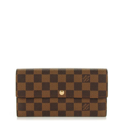 Louis Vuitton Damier Ebene Sarah Wallet 1 of 7