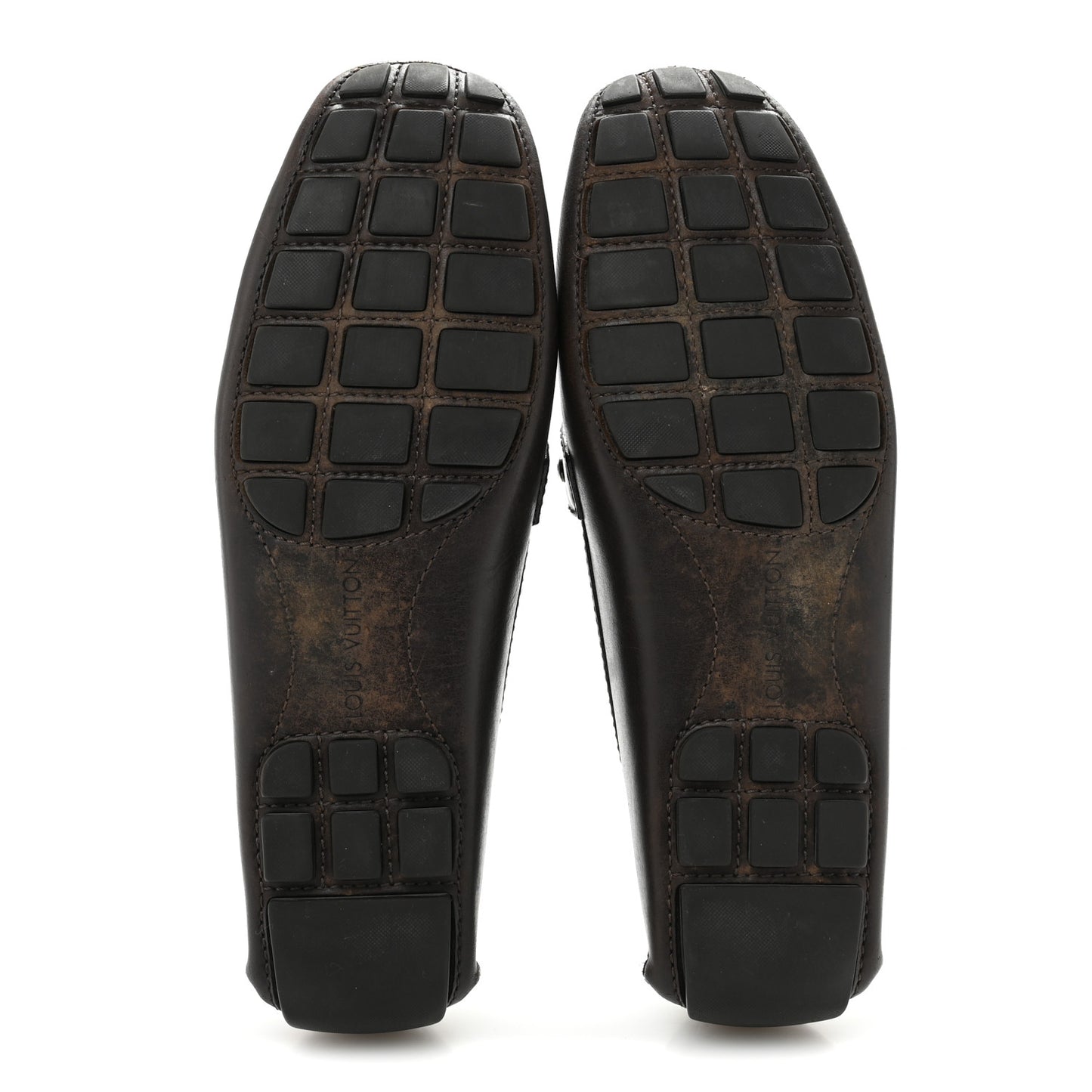 Calfskin Mens Monte Carlo Shoe Moccasin Loafers 10.5 Brown