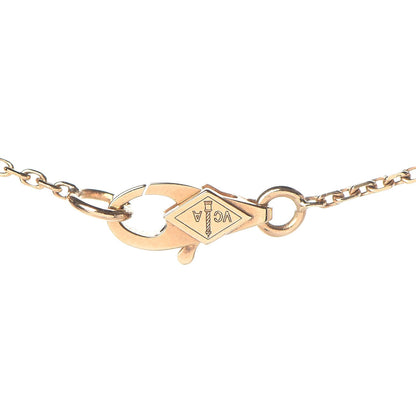 Van Cleef & Arpels 18K Yellow Gold Mother of Pearl Sweet Alhambra Pendant Necklace 5 of 8