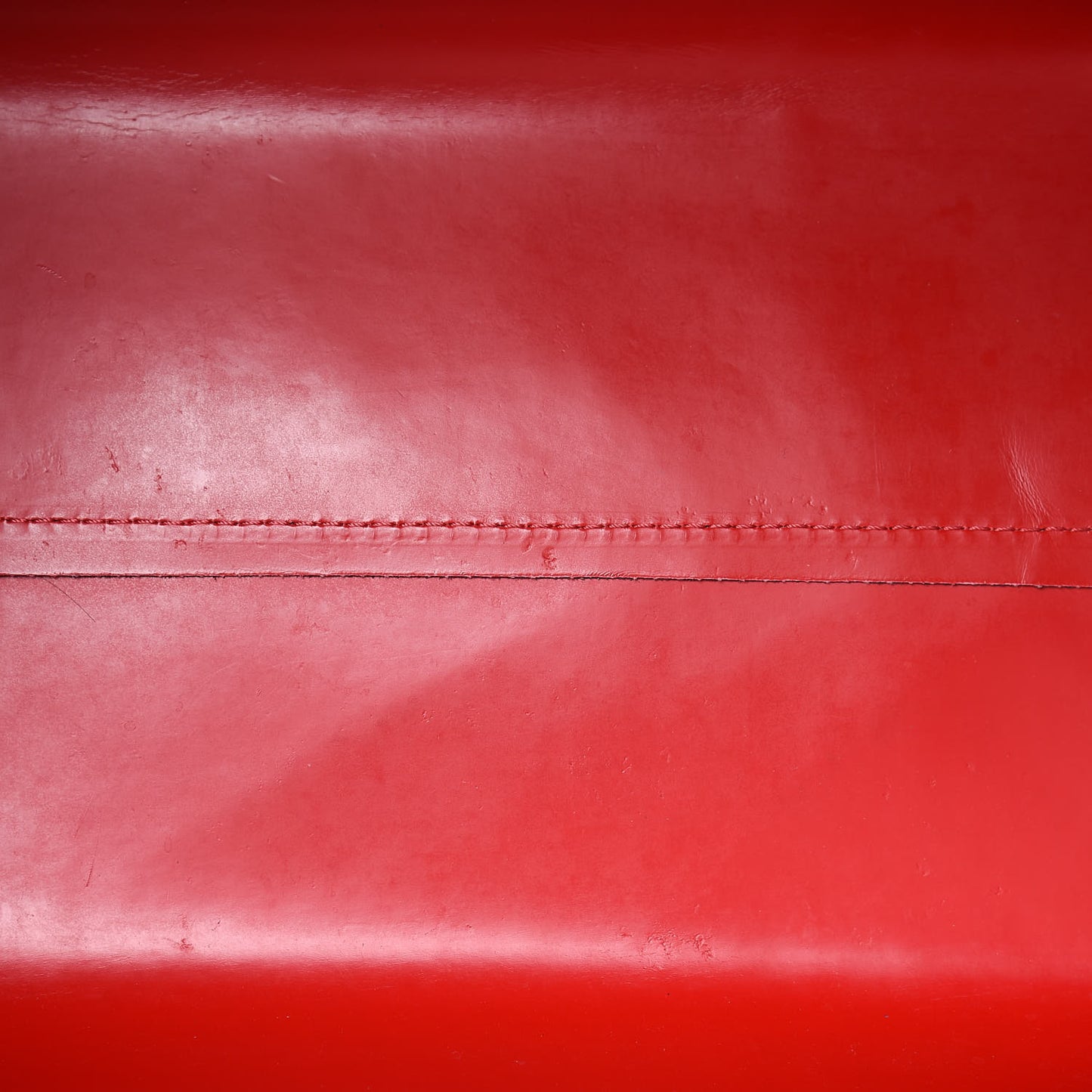 Calfskin Large Shopping Tote Black Flamma