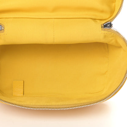 Chanel Crumpled Calfskin PVC Quilted Flap Yellow 6 of 11