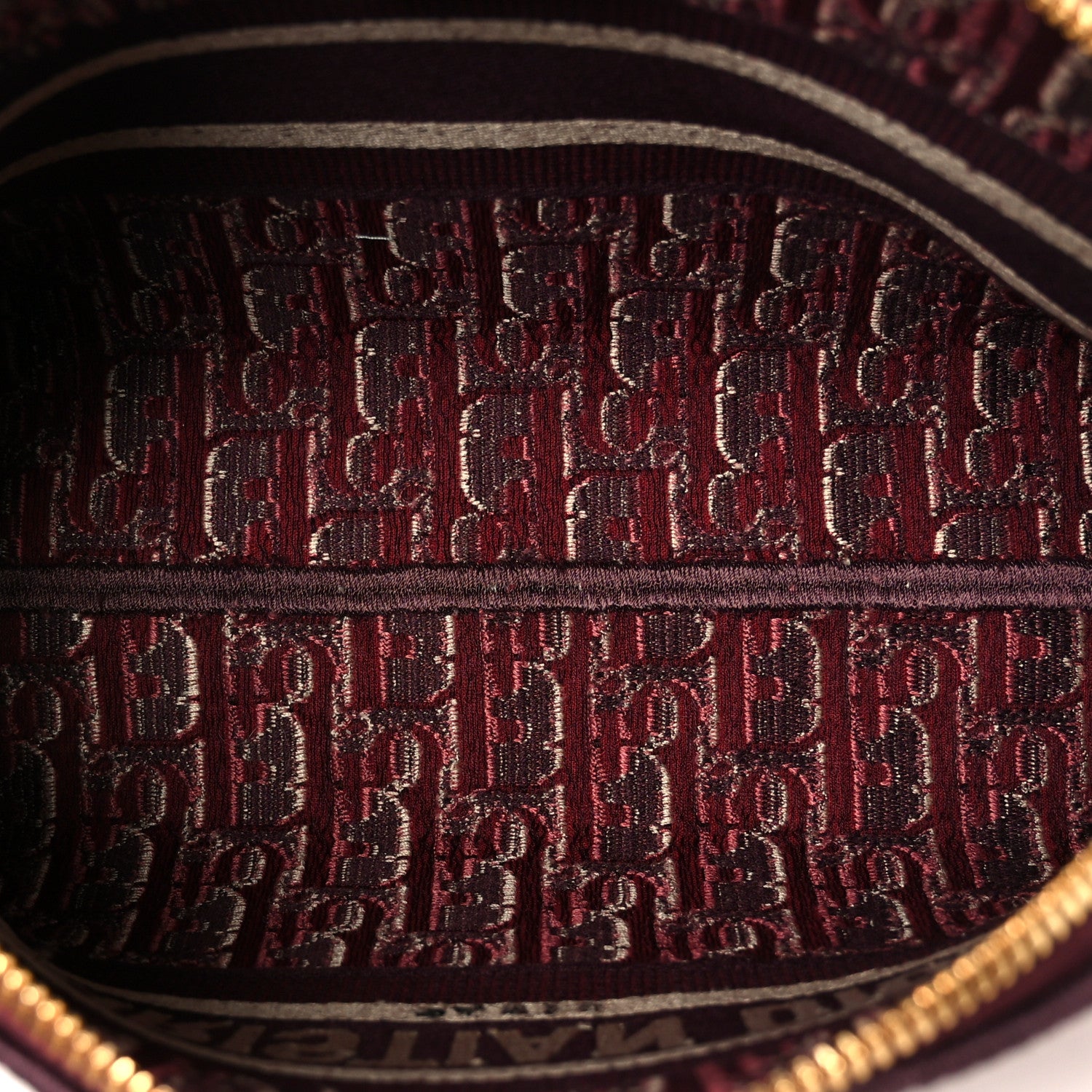 Christian Dior モノグラムポーチ Christian Dior Purple Oblique Velvet Cosmetic Pouch | Yoogi's Closet