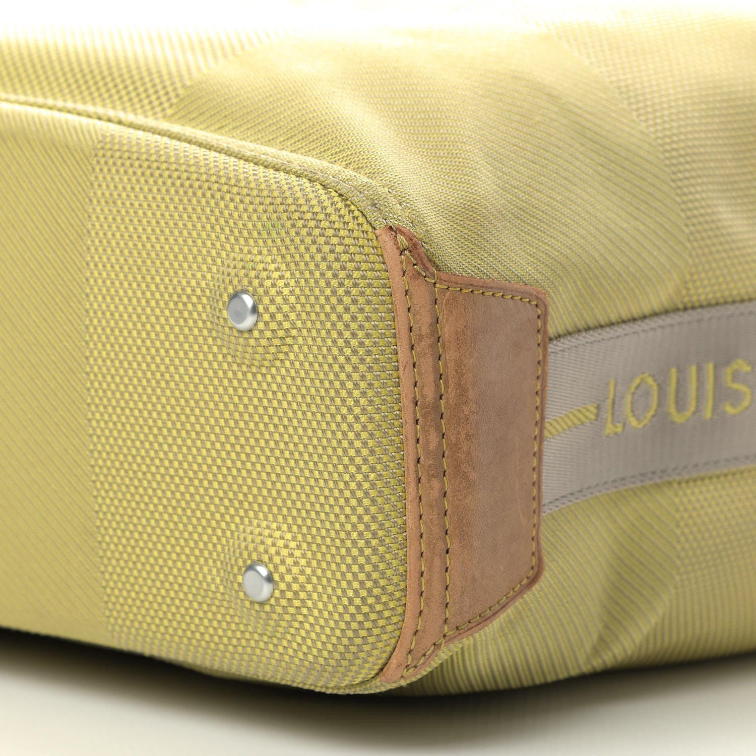 Louis Vuitton Damier Geant Americas Cup Volunteer Bag Yellow 6 of 14