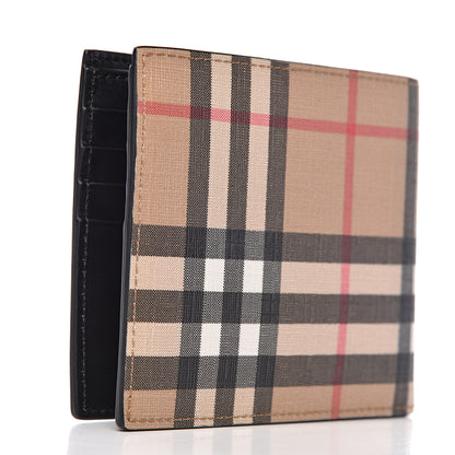 Burberry Vintage Check BBi-Fold Wallet Black 3 of 8