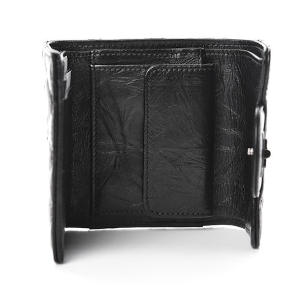 Chanel Aged Calfskin Quilted Reissue Compact Wallet So Black 5 of 10