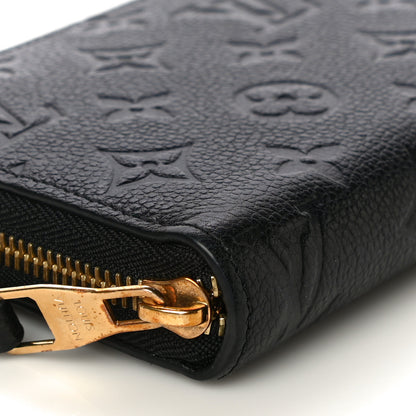 Louis Vuitton Empreinte Zippy Wallet Black 9 of 13