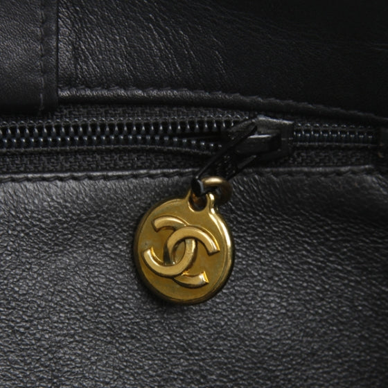 Chanel Lambskin Jumbo Shoulder Bag Black 7 of 10