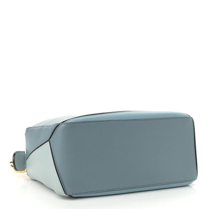 Loewe Calfskin Small Puzzle Bag Aqua Light Blue Stone Blue 4 of 15