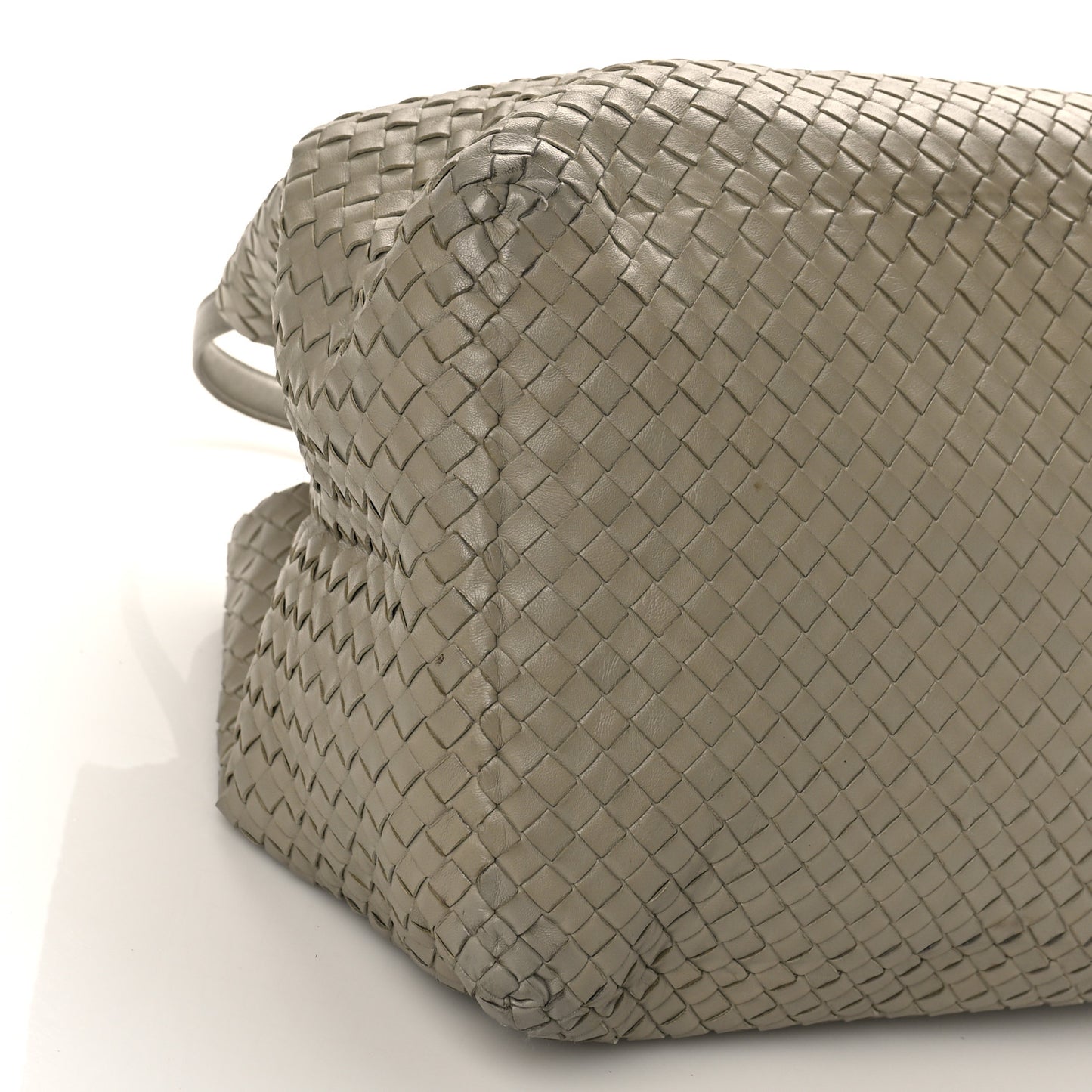 Nappa Intrecciato Large Seamless Tote Fume