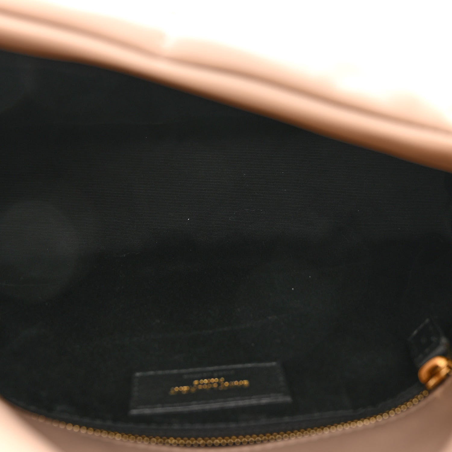 Saint Laurent Lambskin Quilted Small Loulou Puffer Monogram Chain Satchel Dark Beige 5 of 9