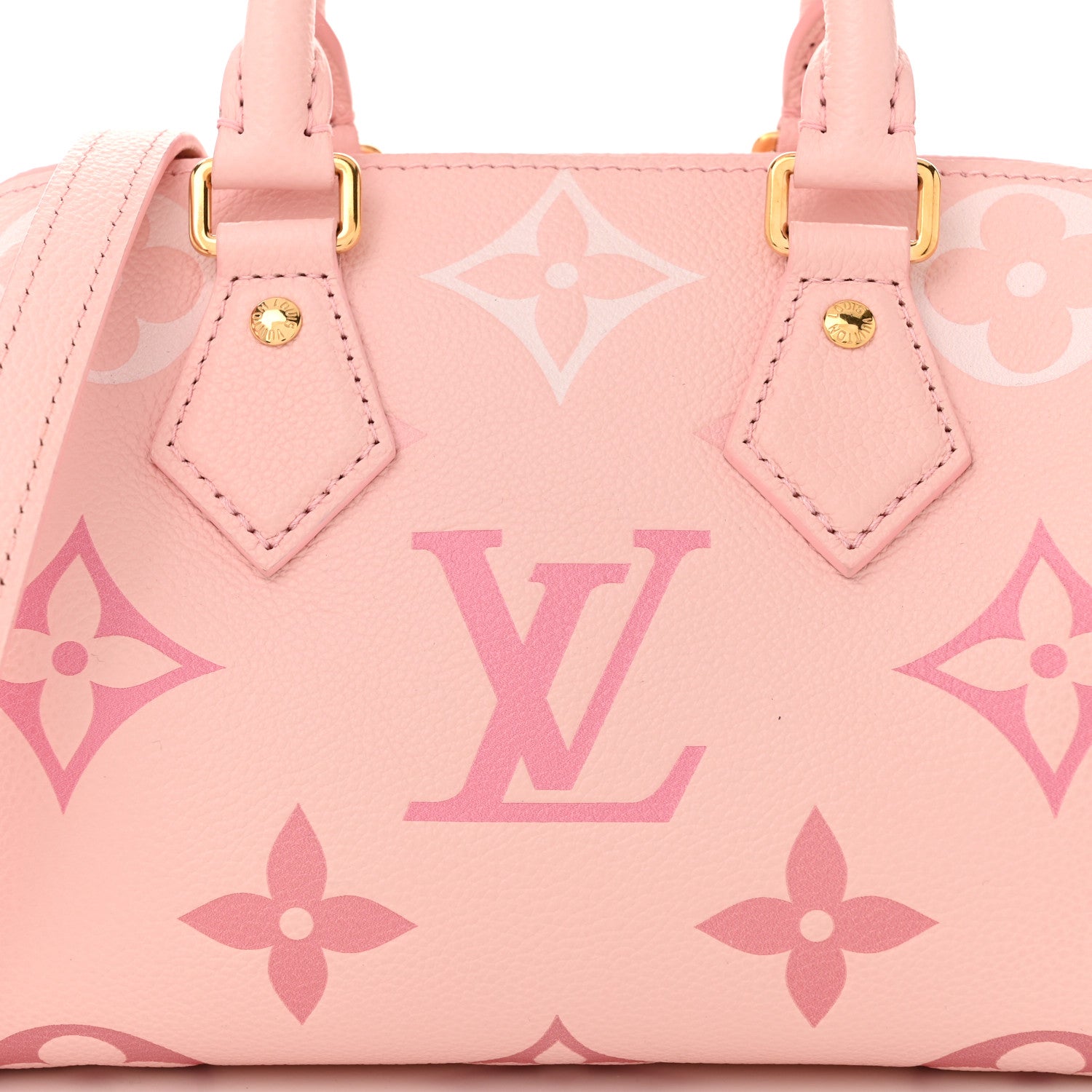 Louis Vuitton Empreinte Monogram Giant Speedy Bandouliere 20 Degrade Rose Pink 7 of 9