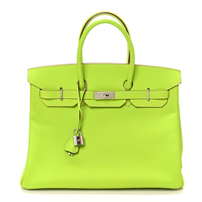 Hermes Epsom Candy Birkin 35 Kiwi Lichen 1 of 10