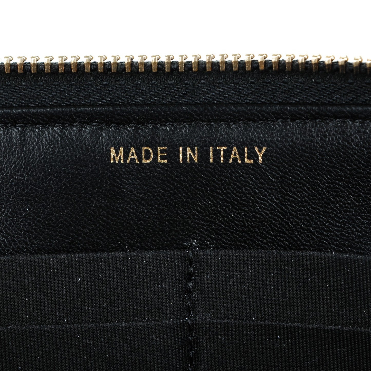 Lambskin Quilted Medium Boy Pouch Black